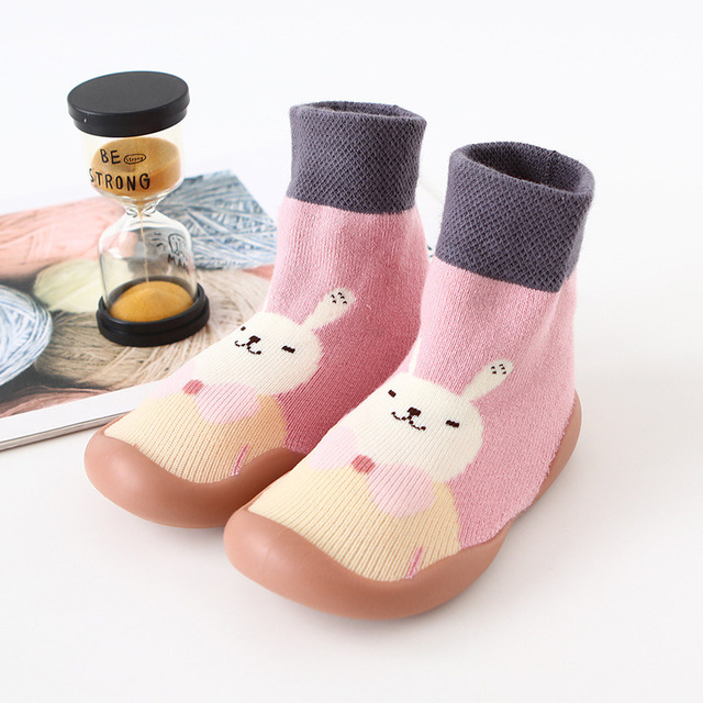 Baby Boy Girl Shoes Autumn Winter Spring Infant Nonslip Sock Baby Soft Rubber Sole Sock Toddler Shoes Anti-slip Floor Socks Shoes