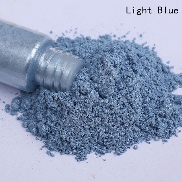 Colorful pearl mica pigment powder for nails glitter art, soap making epoxy resin eyeshadow lipstick car paint