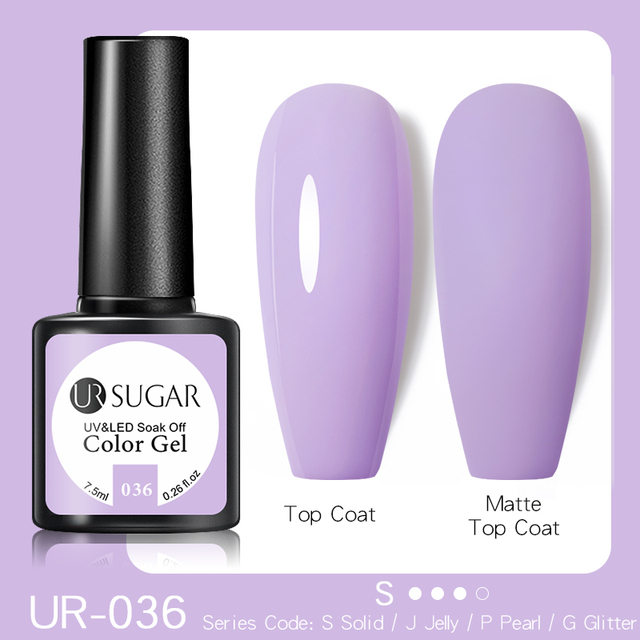 UR Sugar Milky White Gel Gel Polish 7.5ml Soak Off UV Gel Nail Polish Varnish Semi Permanent Nail Art UV LED Varnish