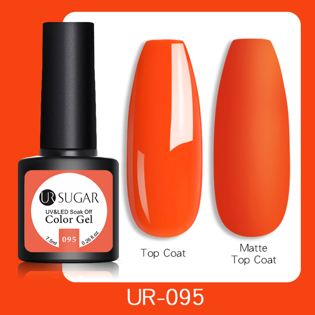 ur sugar 7.5ml gel nail polish nail color soak off uv gel varnish semi permanent uv gel nail art varnish base top coat