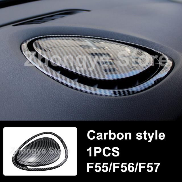 Modified Style Carbon Fiber Car Interior Stickers For Mini One Cooper S JCW Clubman F54 F55 F56 F57 F60 Countryman Accessories