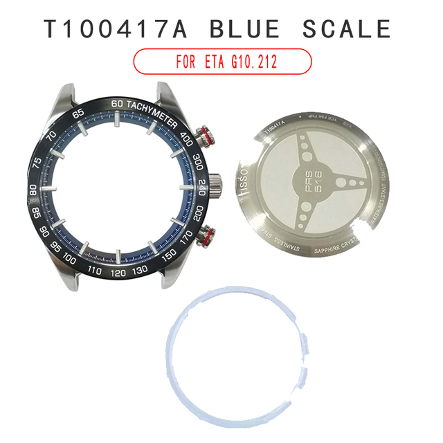 New Watch Back Cover Sapphire Glass Mirror Repair Parts Stainless Steel For T035627A/T099407A/T120407A/T100417A