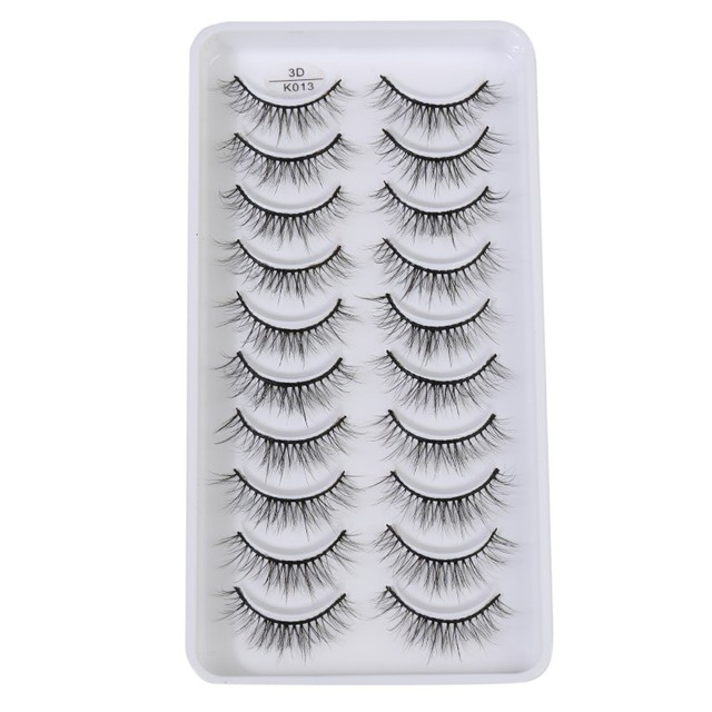 QUXINHAO wholesale 10 pairs lashes eyelashes cilios 3d mink lashes mink eyelashes wholesale false eyelashes maquiagem