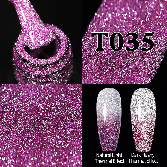 ur sugar 7.5ml neon yellow reflective glitter gel nail polish shine twilight nail gel nail art varnish semi permanent varnish