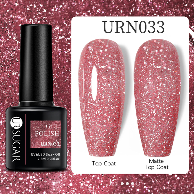 UR SUGAR 7.5ml Nude Pink Gel Nail Polish Soak Off UV LED Semi Permanent Gel Varnish All For Nails Art Design Manicure