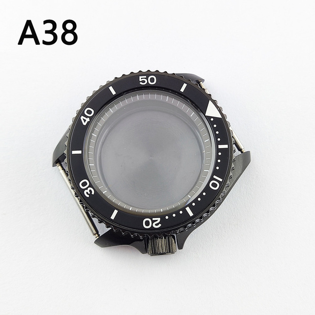 41.5mm NH35 NH36 case, watch accessories, stainless steel plated sapphire glass suitable for NH35 NH36 movement