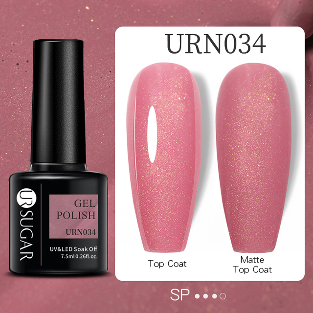 UR SUGAR 7.5ml Nude Pink Gel Nail Polish Soak Off UV LED Semi Permanent Gel Varnish All For Nails Art Design Manicure