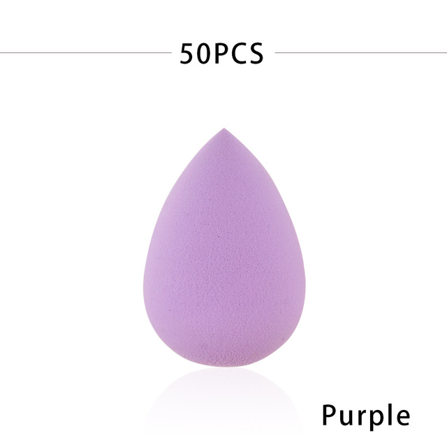 10/20/50pcs Cosmetic Puff Women Foundation Makeup Sponges Beauty Face Cosmetic Blending Sponges Water Drop Shape Makeup Puffs