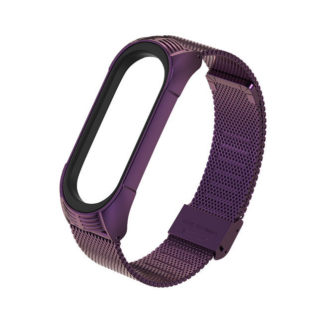 Strap for Xiaomi Mi Band 6 5 NFC Universal Metal Wrist Bracelet for Mi Band 4 Strap Stainless Steel Wristbands for Mi Band 3 Correa