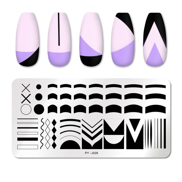 Nail Stamping Plates Natural Animal Snake Scale Flower Grass Tree Theme Image Template Nail Art Template Decoration 42 Designs