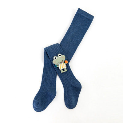 Spring Autumn Kids Baby Girls Frog Stockings Cute 3D Cartoon Frog Fashion Socks Tights Pantyhose for Children Girls 2-6y