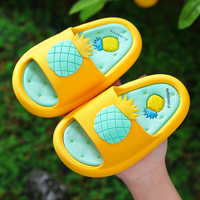 Children Slippers Cartoon Home Shoes For Boy Girl Summer Men Women Soft Beach Indoor Slippers Child Adult Kids Toddler Slides