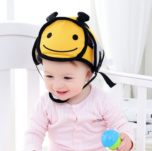 Baby Safety Helmet Anti-fall Head Protection Cover Cute Cartoon Animal Boy Girl Baby Toddler Walk Learning Anti-collision Headwear