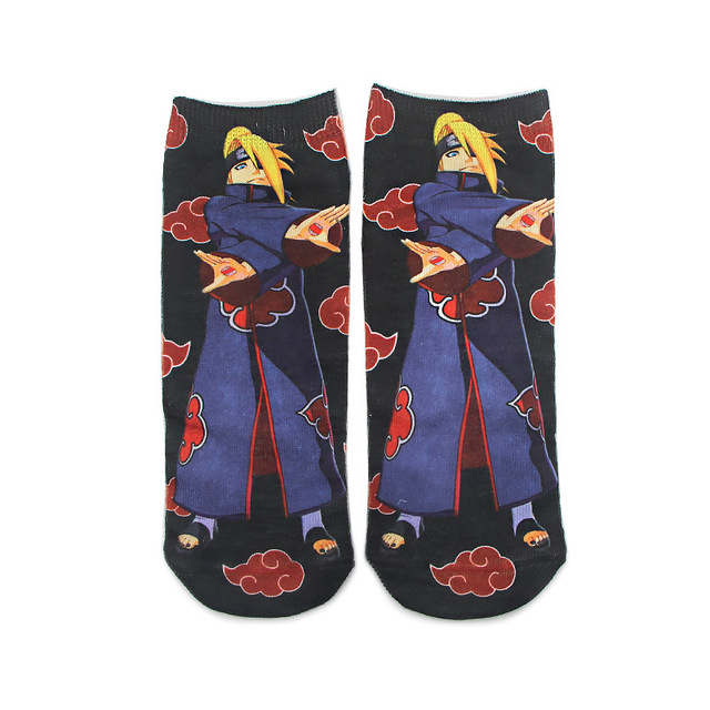 Naruto Japanese Fashion Socks Cartoon Boy Autumn Winter 2021 Girl Creative Sports Socks Casual Breathable Christmas Gift Kids Socks