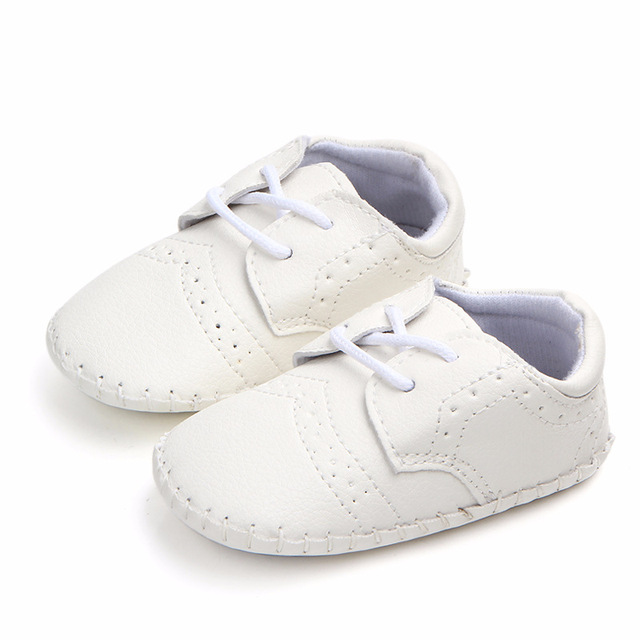 New Baby Shoes Retro Leather Boy Girl Baby Shoes Rubber Sole Anti-slip First Walkers Newborn Infant Moccasins Crib Shoes