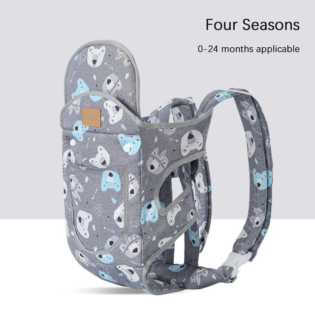 New Baby Carrier Double Shoulder Mesh Breathable Soft Multifunctional Mother Sling Wrap Baby Kangaroo Adjustable Safety Carrier