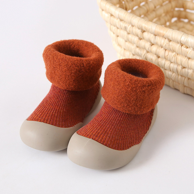 Winter Infant Baby Boy Boots Warm Plush Baby Girls Boys Boots Snow Boots Outdoor Soft Bottom Non-slip Baby Kids Boots Shoes