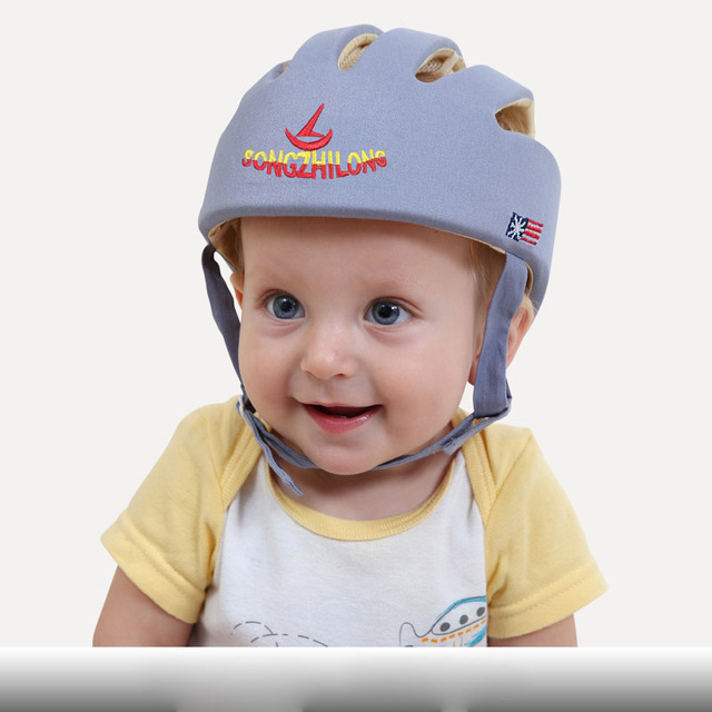 Baby Safety Helmet Head Protection Cotton Infant Baby Anti-Fall Hat for Crawling Baby Helmet Children Learn to Walk Crash Hat