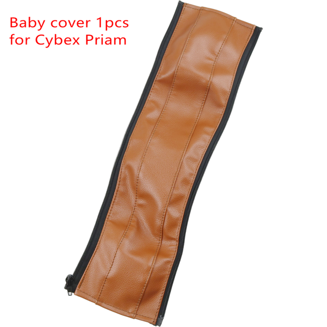 Leather PU Cover For Cybex Priam Stroller Handles Cases Protective Cover Armrest Bumper Covers Trolley Handle Bar Accessories