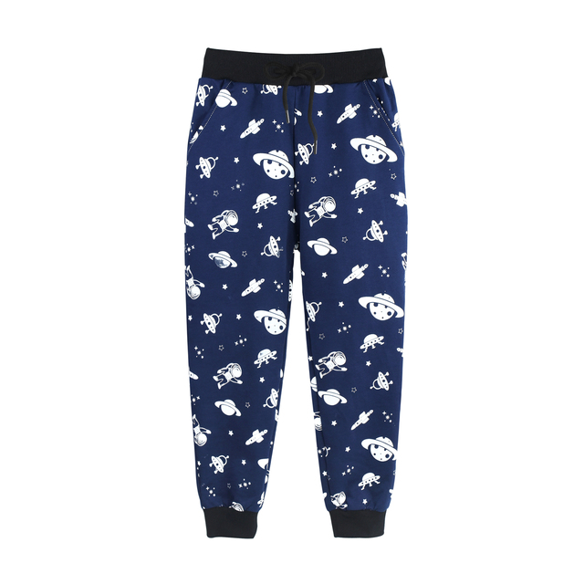 2-10 Years Boys Cotton Pants Dinosaur Print Casual Sweatpants Jogging Enfant Kids Baby Pants Long Trousers Sweatpants