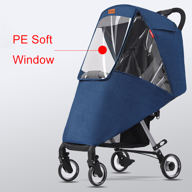 Universal Waterproof Winter Thicken Rain Cover Wind Dust Shield Full Raincoat For Baby Stroller Accessories Cane Pushchair Suit