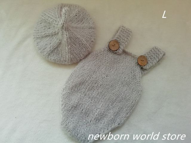 Newborn photography accessories, hat, hat and shorts