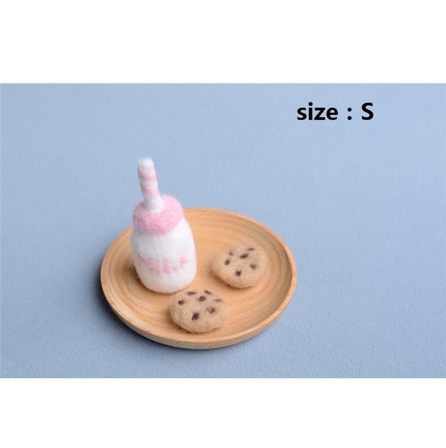 Newborn Photography Accessories Handmade Fleece Doll DIY Baby Jewelry Home Party Decor Studio Accessories Shooting