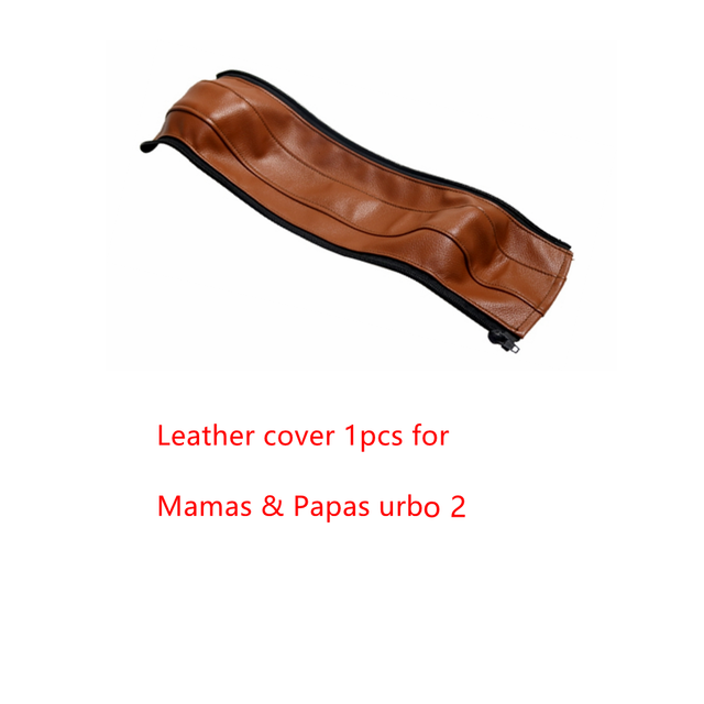 Leather Covers For Mama And Papas Urbo 2 Baby Stroller Bumper Pram Handle Sleeve Armrest Protective Cover Bar Accessories