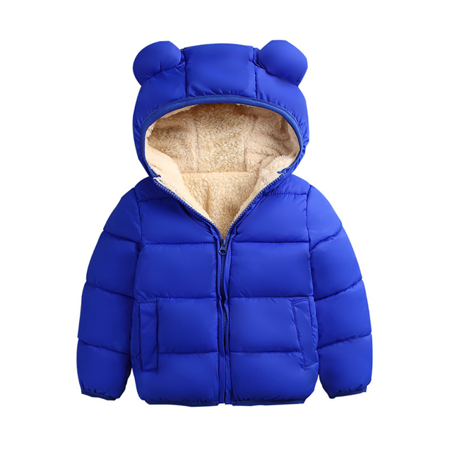 Winter Baby Girls Sweater Coats Fashion Boys Cute Ear Hooded Sweaters 2021 Autumn Baby Clothes Infant Tops Outerwear JYF