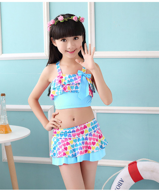 Summer Baby Girls Bathing Suit Girls One Piece Swimsuit Girls Open Back Bathing Suit Floral Ruffle Bathing Suit For Girls