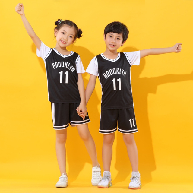 Baby boy basketball uniform outdoor sportswear 3-12 years old girls youth short suit summer children designer clothes set