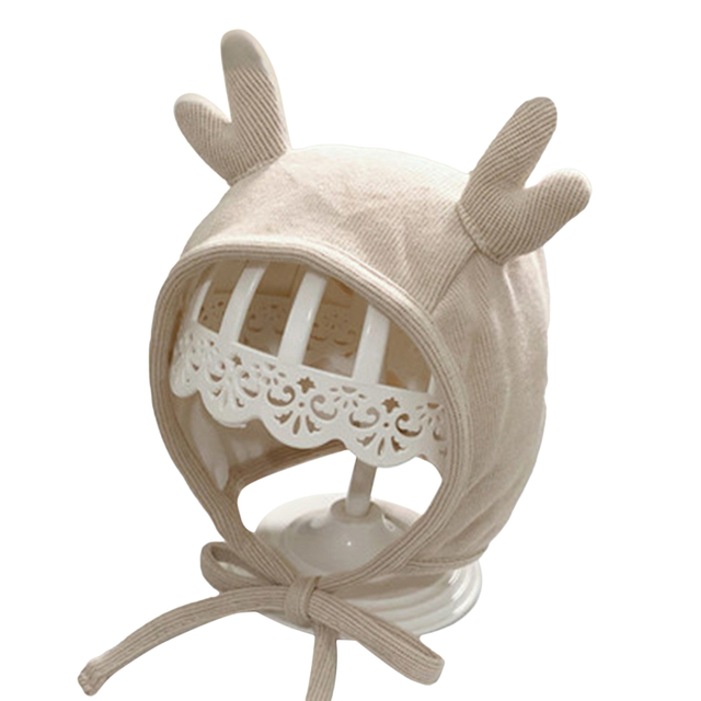 Cute Autumn Winter Baby Hat Cartoon Newborn Baby Girl Boy Bonnet Warm Hat Ear Protection Christmas Infant Baby Beanie Hat