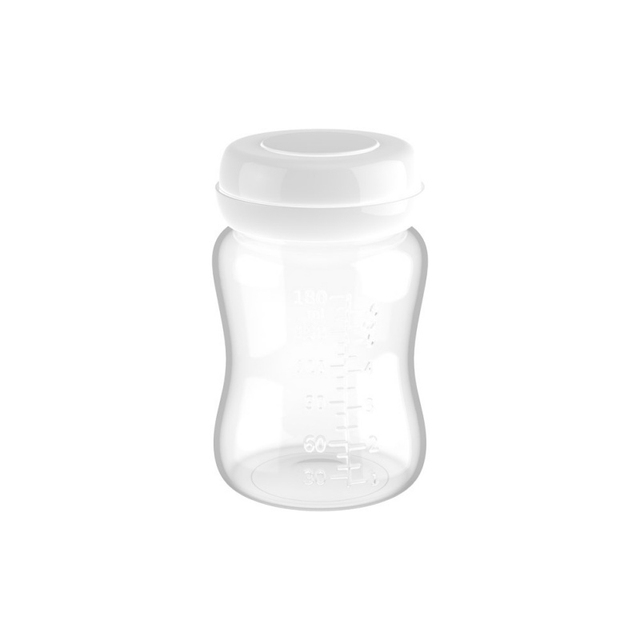 Wide caliber breast milk storage bottle 1pc 180ml fresh-keeping baby food storage bottle BPA free leak-proof refrigerated safe