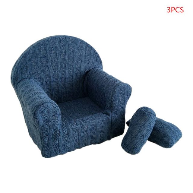 3pcs/set Newborn Baby Posing Mini Sofa Arm Chair Pillows Infant Photography Props Photo Accessories