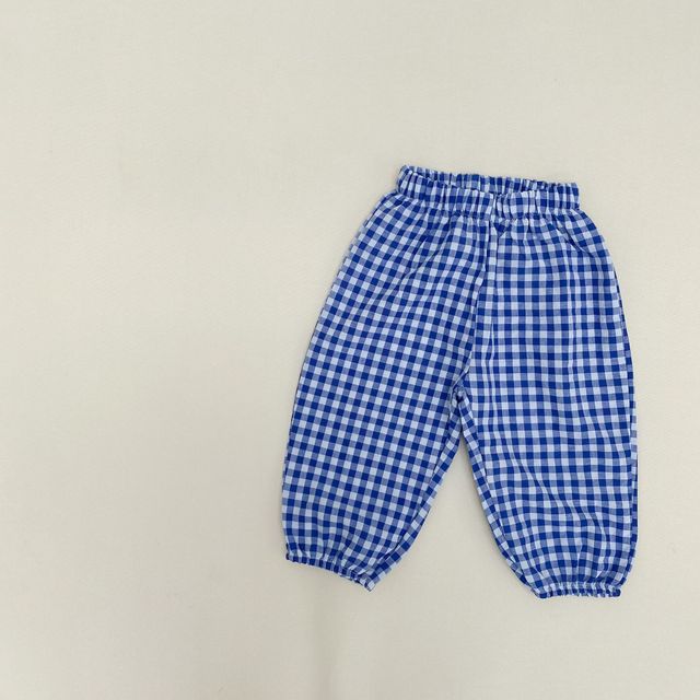 Toddler Baby Girl and Boy Lattice Pants Summer Kids Mosquito Pants Thin Cotton Boys Casual Loose Trousers Sweatpants