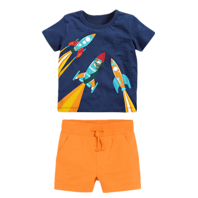 Kids Clothes 2022 Summer Boys Sets Children's Stripe T-shirt Elastic Waist Pants Suits Toddler Waistcoat Tops Set Fashion Clothes