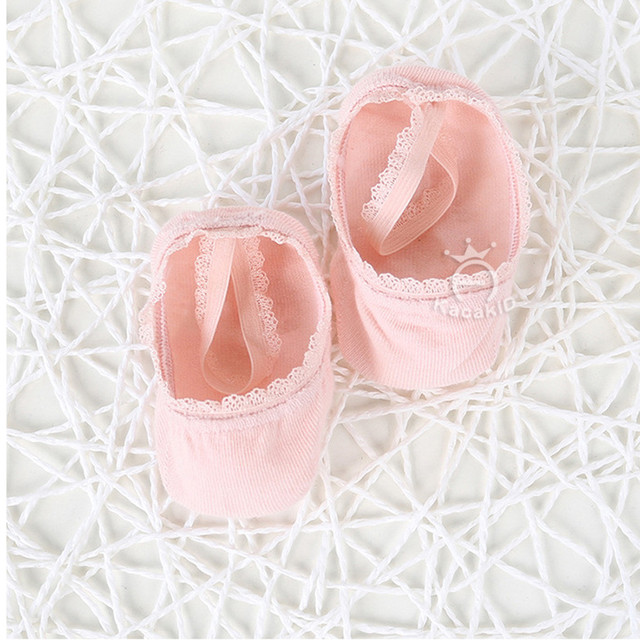 Lovely and Charming Lace Design Baby Socks Infant Newborn Baby Girl Kids Lace Inside Solid Ankle Socks Warm Comfortable for Baby