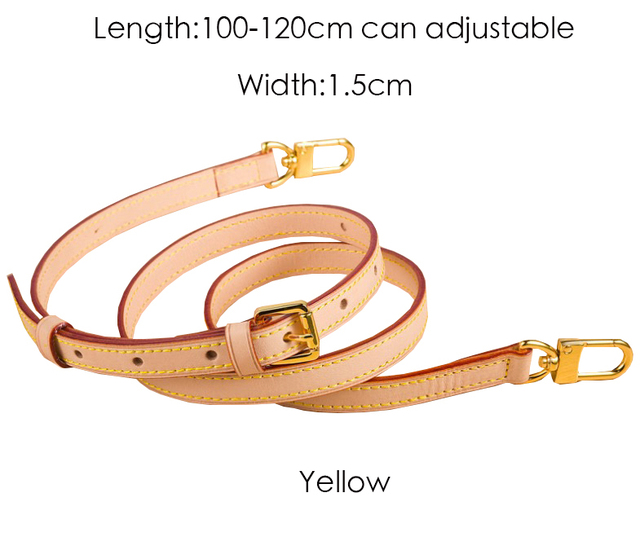 Genuine Leather Bag Strap High Quality Shoulder Strap Bag Accessories Narrow Bag Strap Hot Fashion Shoulder Bag Parts