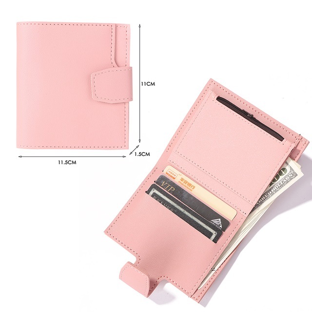 Women's PU Leather Wallet, Wallet, Card Holder, Necklace, Wallet, Card, Money Bag