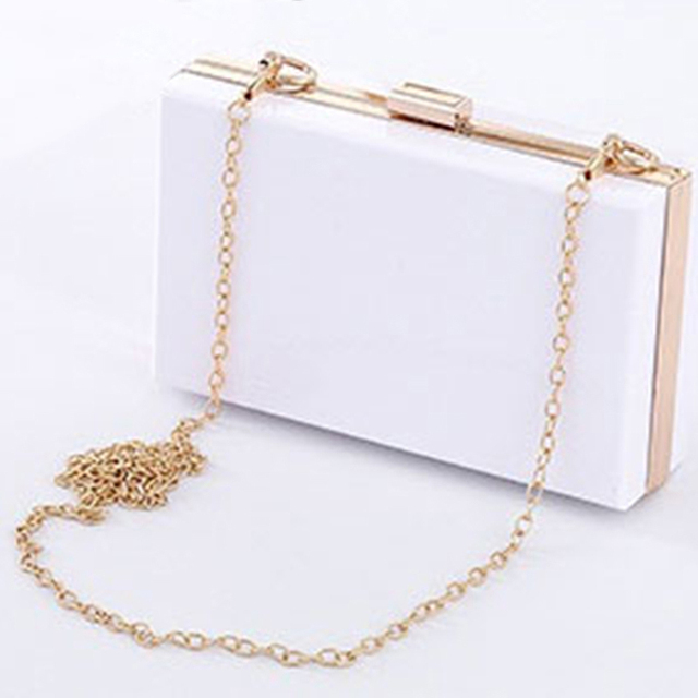 Good Quality Hot Transparent Women Acrylic Box Mini Bag Brand Ladies Evening Handbag Wedding Bag Female Clutch Shoulder Bag