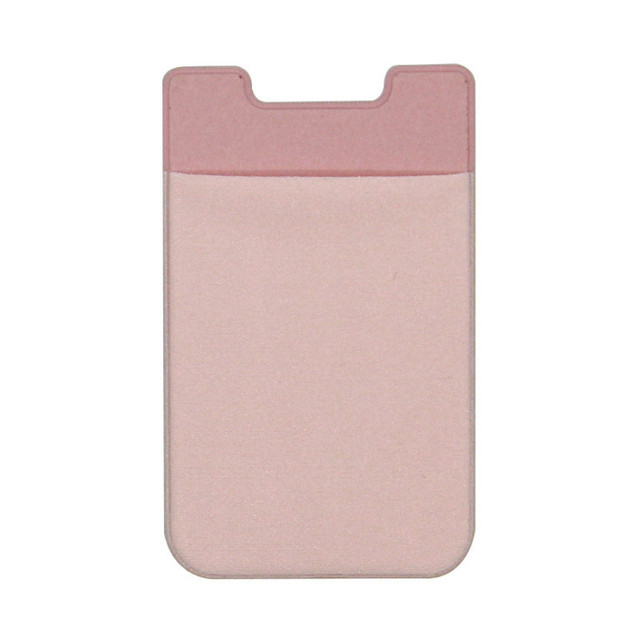 1PC Elastic Fashion Cell Phone Card Holder Mobile Phone Wallet Case Credit ID Card Holder Adhesive Card Holder Sticker Pocket Wallets