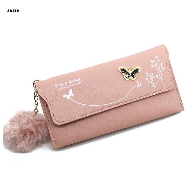 X7YA Fashion Women Lady Clutch PU Leather Wallet Long Card Case Phone Bag Coin Purse Handbags