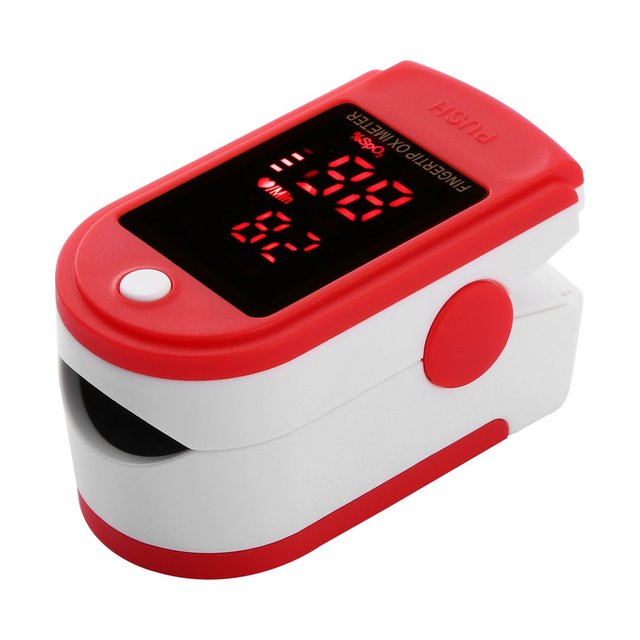 SMH-01 Durable Portable Finger Pulse Oximeter Sports Finger Clip LED Screen Heart Rate Monitor Blood Oxygen Saturation Meter