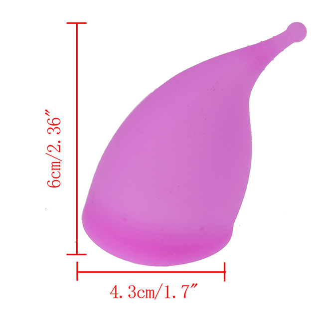 1pc Medical Silicone Menstrual Cup Feminine Hygiene Menstrual Period Cup Lady Health Care Cup