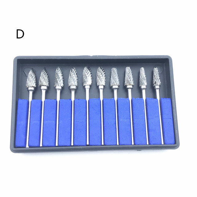 10pcs/box Tungsten Steel Carbide Dental Burs Dental Lab Drill Dental Lab Material