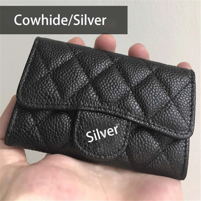 Wallets for Women Purse Small Size ID Card Holder Wallet Id Badge Holder Wallets for Women Luxury Genuine Leather Wallet