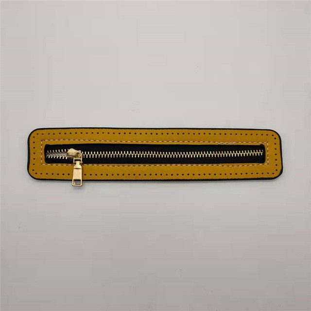 1PC Bag Accessories Custom DIY Zipper For Woven Bag Hardware Soild Zipper Sewing Accessory Useful Bag Zipper PU Leather