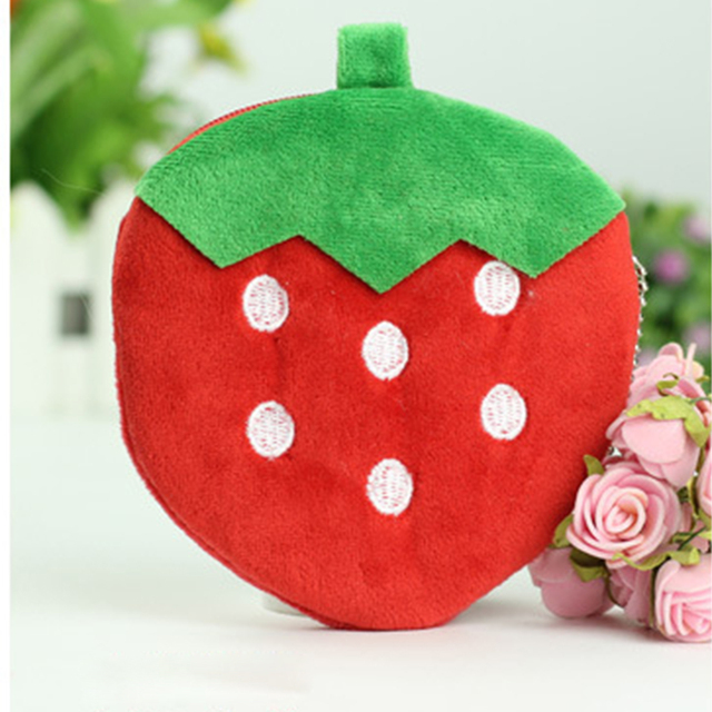 All Cartoon Fruits Coin Bag Clutch New 8cm Pineapple Orange Plush Coin Purse Purse Pouch; Baby Coin Bag Pouch Purse