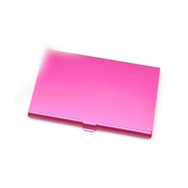 Men's Business Card Case Stainless Steel Aluminum Business Card Holder Metal Box Cover