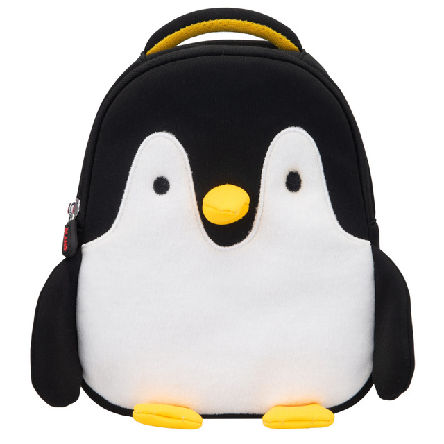 DORIKYDS 3D Penguin Backpack Kids Cute Cartoon Anti-lost School Bags 2 Size Cute Gift for Boys and Girls